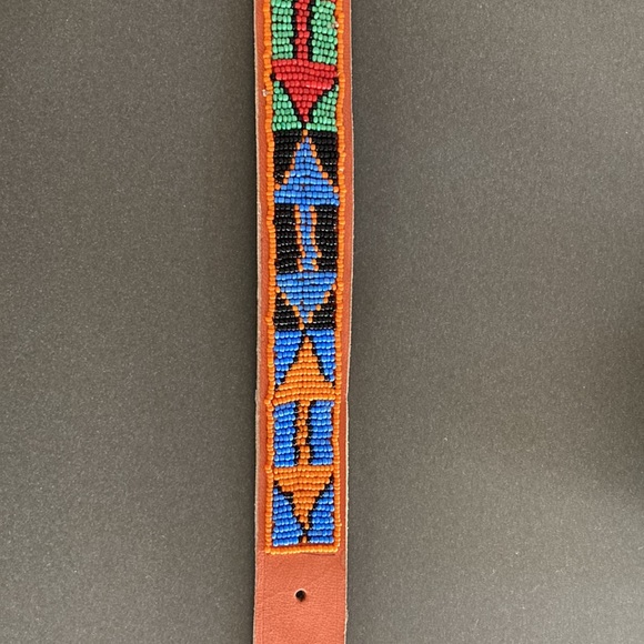 Hand-Beaded African Belt - Picture 4 of 6